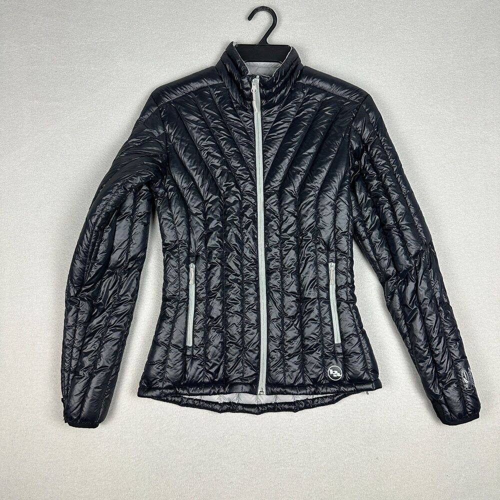 Big Agnes Womens Medium Hole In The Wall Downtek Jacket Black Puffer Quilted